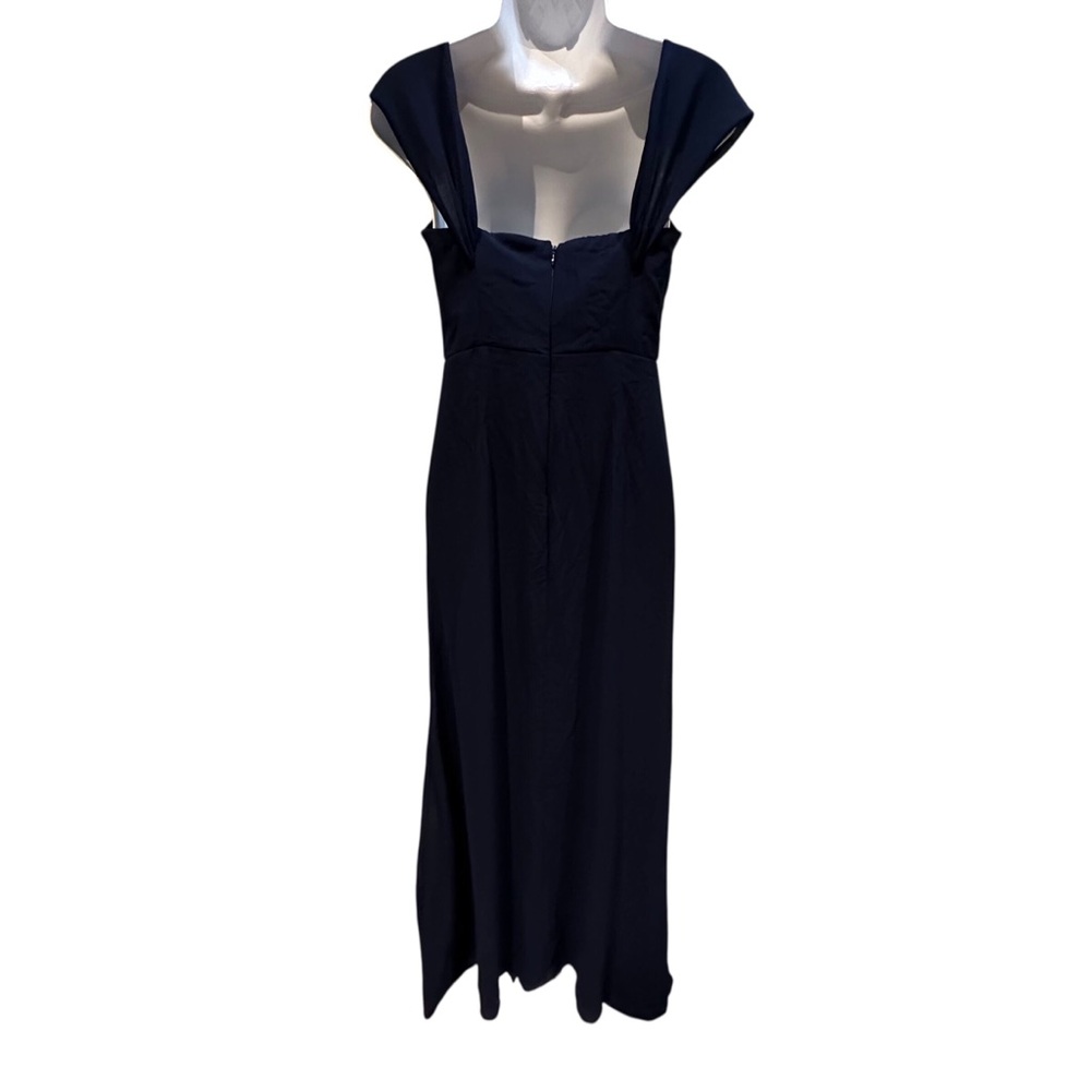 Lulus Magical Magnetism Navy Blue Off-the-Shoulder Maxi Dress Size Small - Picture 10 of 15